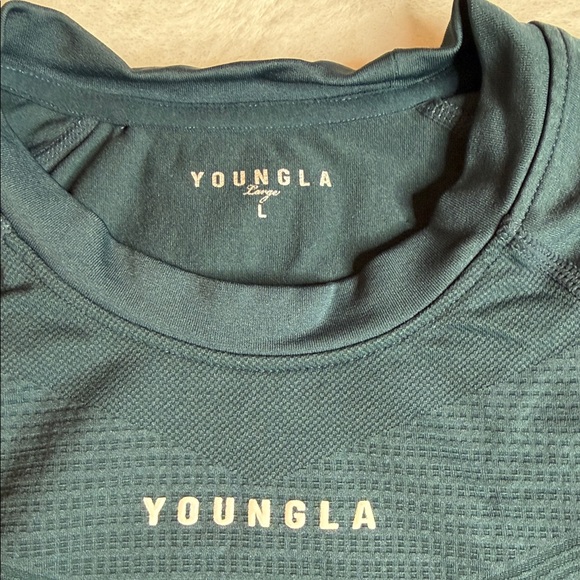 YoungLA Navy Crew Compression Tee - Picture 2 of 4
